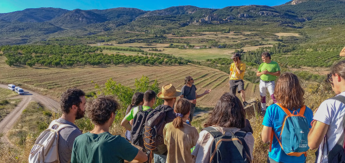 Curso paleontológico en Loarre