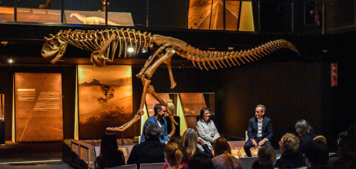 Presentación de la exposición "Dinosaurios de la Patagonia